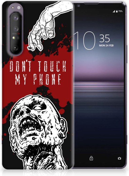 samenkomen pil stropdas GSM Hoesje Sony Xperia 1 II Back Case TPU Siliconen Hoesje Zombie Blood |  bol.com