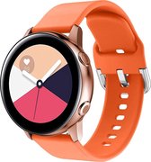 iMoshion Bandje Geschikt voor Samsung Galaxy Watch Active 2 (44mm) / Galaxy Watch Active 2 (40mm) / Galaxy Watch (42mm) / Galaxy Watch 40 mm / Galaxy Watch 3 41mm - iMoshion Siliconen bandje - Oranje