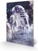 Poster - Star Wars The Last Jedi Houten R-d - 59 X 40 Cm - Multicolor