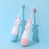 Tandenborstel kinderen - Elektrische tandenborstel 3 t/m 12 jaar - Blauw - Tanden Poetsen