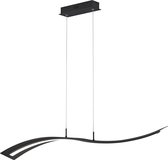 LED Hanglamp - Trion Salerna - 35W - Warm Wit 3000K - Rechthoek - Mat Zwart - Aluminium - BSE