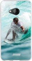HTC U Play Hoesje Transparant TPU Case - Boy Surfing #ffffff