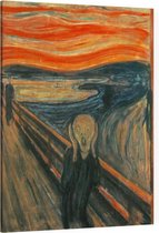 De Schreeuw, Edvard Munch - Foto op Canvas - 75 x 100 cm