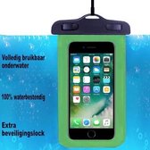 ADEL Waterdicht PVC Onderwater hoesje Geschikt voor OnePlus 5 - Groen