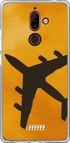 Nokia 7 Plus Hoesje Transparant TPU Case - Aeroplane #ffffff