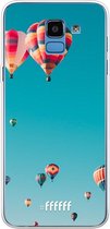 Samsung Galaxy J6 (2018) Hoesje Transparant TPU Case - Air Balloons #ffffff