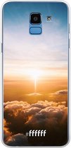Samsung Galaxy J6 (2018) Hoesje Transparant TPU Case - Cloud Sunset #ffffff