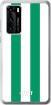 Huawei P40 Hoesje Transparant TPU Case - FC Groningen #ffffff