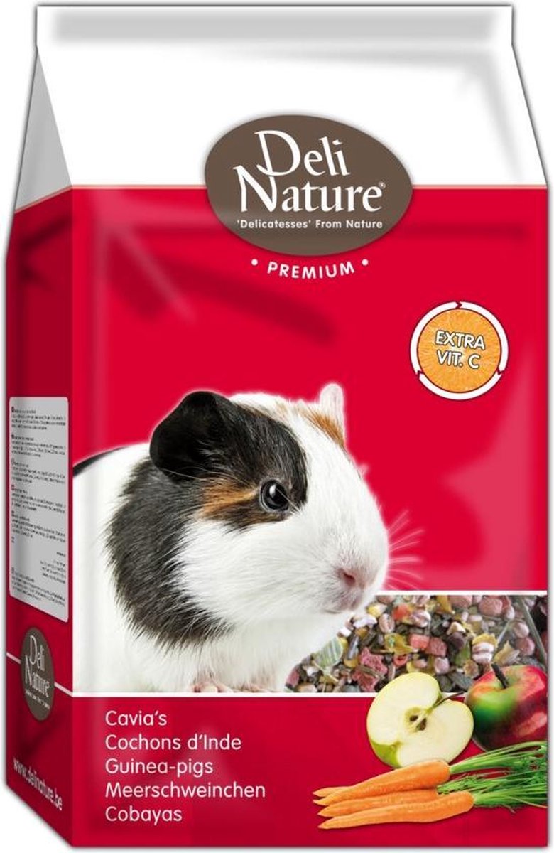 4x Deli Nature Premium Cavia's 3 kg