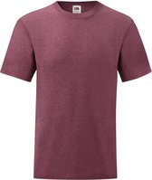 T-shirt à manches courtes Fruit Of The Loom homme (Heather Bordeaux)