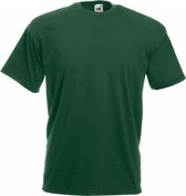 Fruit Of The Loom Heren Valueweight T-shirt met korte mouwen (Bottle Groen)