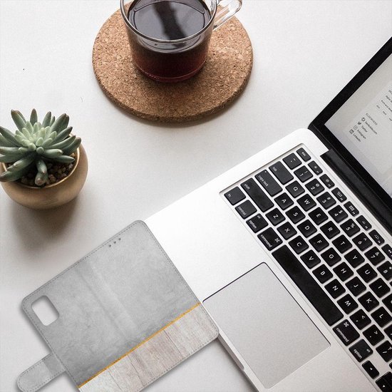 Coque Téléphone Samsung Galaxy A31 Coque de Protection pour Béton Bois