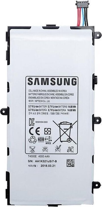 Samsung Galaxy Tab 3 7.0 SM-T210 Batterij origineel GH43-03911A | bol.com