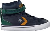 Converse Pro Blaze Strap-hi Kids Hoge sneakers - Leren Sneaker - Jongens - Blauw - Maat 22