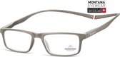 Montana Eyewear MR59C Leesbril met magneetsluiting +2.00 - grijs