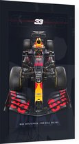 Max Verstappen (Red Bull Racing F1 2020) - Foto op Plexiglas - 60 x 90 cm