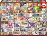 Educa - Puzzle 1000 - World Banknotes (017659)
