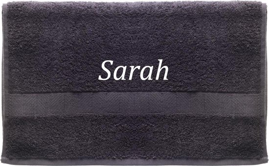 Handdoek - Sarah - 100x50cm - Grijs