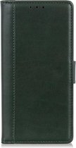 Shop4 - Oppo Find X2 Lite Hoesje - Wallet Case Grain Groen