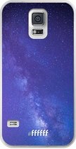 Samsung Galaxy S5 Hoesje Transparant TPU Case - Star Cluster #ffffff