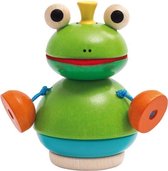 Selecta Spielzeug Stapelfiguur Kikker Pepito 10 Cm Hout Groen 5-delig