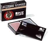 Dal Negro Speelkaarten Ramino Karton Rood/blauw 2-delig