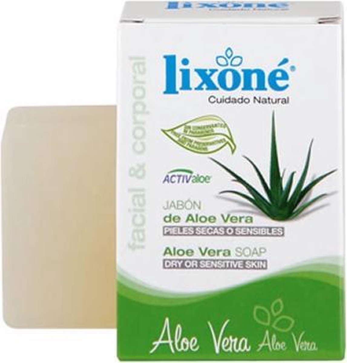 Lixoné Aloe Vera Soap Dry Or Sensitive Skin 125g