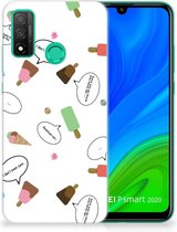 Telefoon Hoesje Huawei P Smart 2020 Silicone Back Case IJsjes
