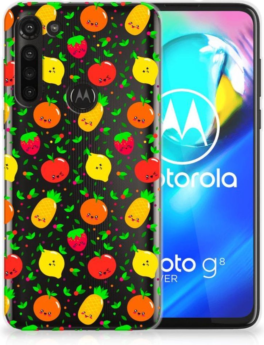 Motorola Moto G8 Power Siliconen Case Fruits