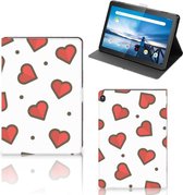 Tablethoesje met Naam Lenovo Tablet M10 Hoes met Standaard Hearts