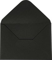 Envelop. afmeting envelop 11.5x16 cm. 110 gr. zwart. 10 stuk/ 1 doos