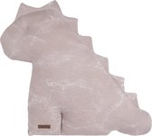 Baby's Only knuffel dinosaurus Marble - Knuffeldier - Baby knuffel - Decoratie kussen - Oud Roze/Classic Roze - 55 cm - Baby cadeau