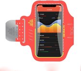 Aonijie Telefoon Sport Armband Voor Smartphone 6.0 Inch Oranje