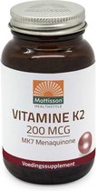 Vitamine K2 MK7 Menaquinone - 200 mcg - 60 tabletten