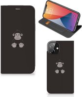 Stand Case Verjaardagscadeau Geschikt voor iPhone 12 | Geschikt voor iPhone 12 Pro Telefoonhoesje Gorilla