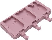 We Might Be Tiny - Frosties Dusty Rose - Silicone Popsicle Moulds - IJsvorm - Beer - Konijn - Kat - Donker Roze