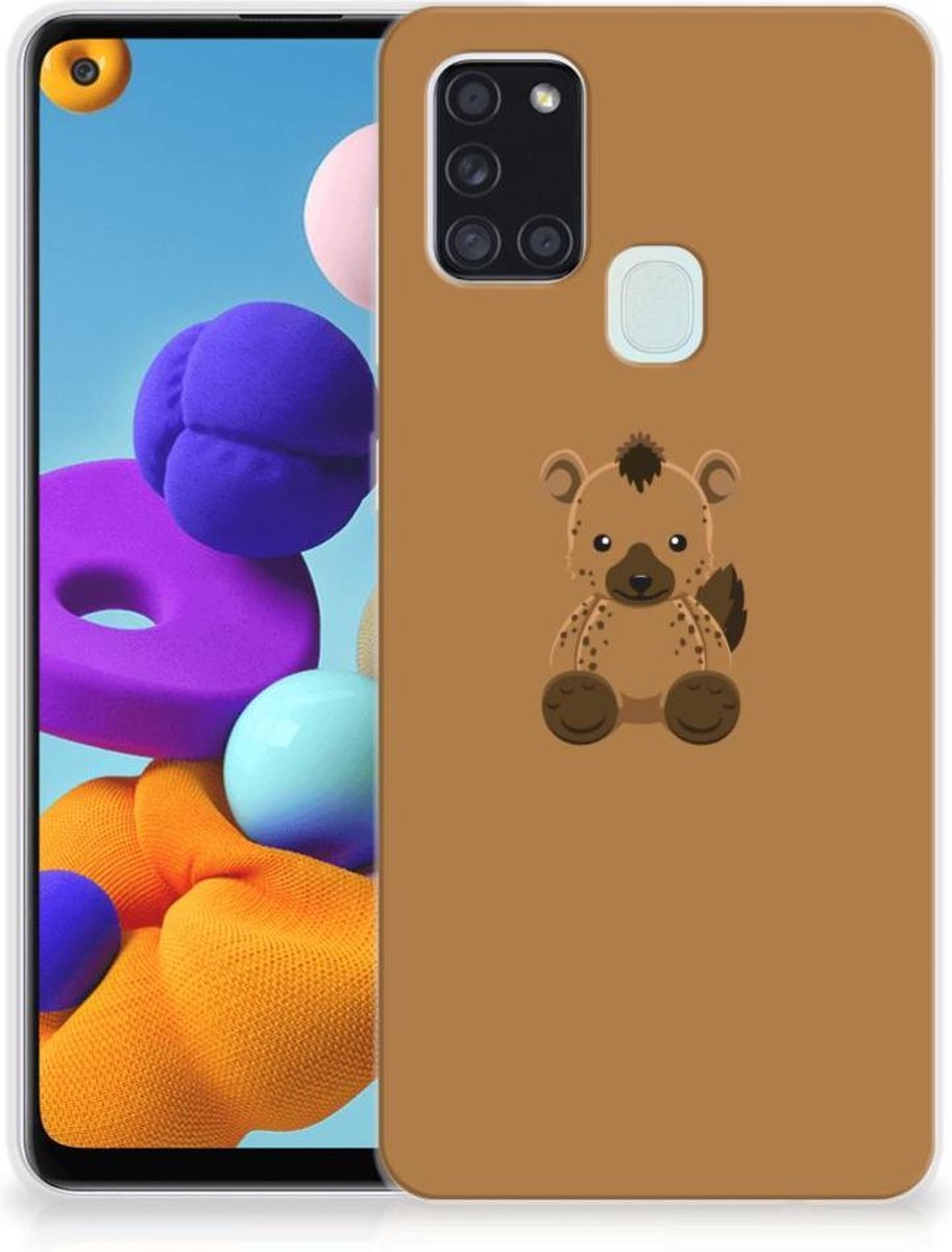 Samsung Galaxy A21s Telefoonhoesje met Naam Baby Hyena