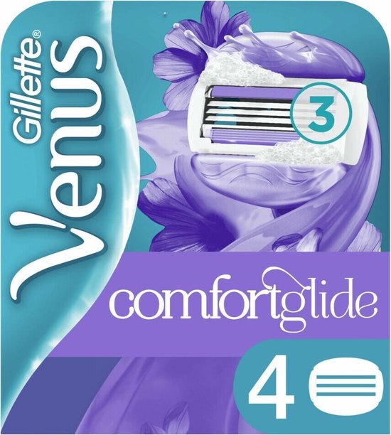 Gillette Venus ComfortGlide Breeze Scheermesjes Vrouwen - 4 stuks - Gillette Venus