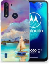 GSM Hoesje Motorola Moto G8 Power Lite Back Case TPU Siliconen Hoesje Boot