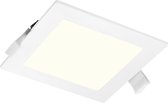 LED Downlight Slim Pro - Aigi Suno - Inbouw Vierkant 16W - Natuurlijk Wit 4000K - Mat Wit - Kunststof - BSE