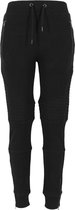 Urban Classics Dames joggingbroek -S- Melange Biker Zwart