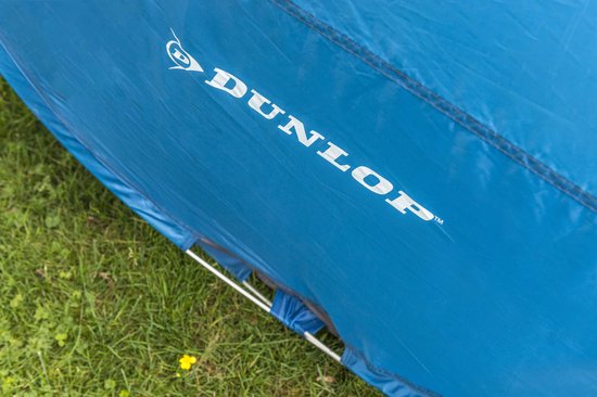 Dunlop Pop Up Tent 220 X 120 X 90 Cm - Grijs/ Blauw - 1 Persoons - Dunlop