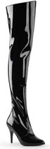 Pleaser Overknee laarzen -42 Shoes- VANITY-3010 US 12 Zwart