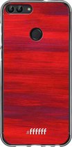 Huawei P Smart (2018) Hoesje Transparant TPU Case - Scarlet Canvas #ffffff