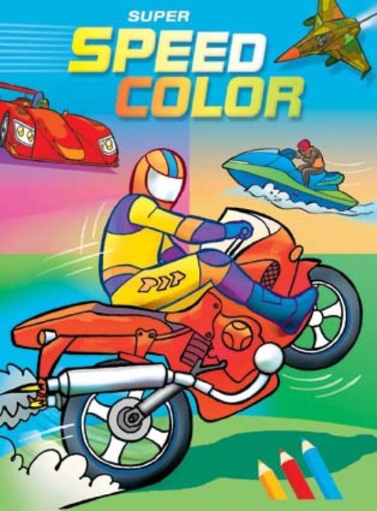 Cover van het boek 'Super Speed Color'