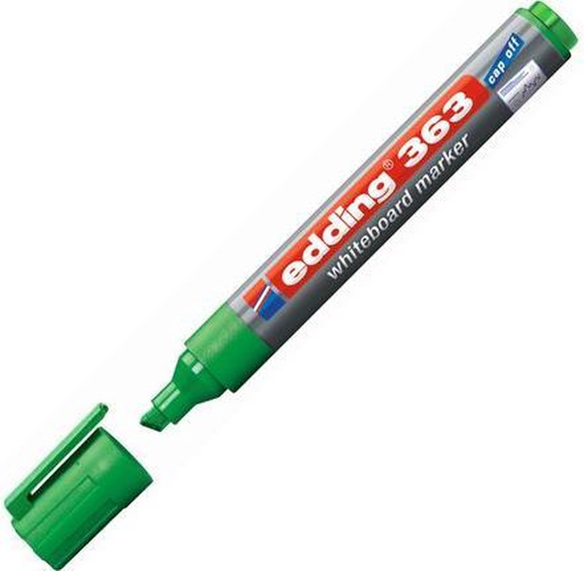 edding 363 Whiteboardmarker, Beitelvormige Punt, 1 - 5 mm, Groen (doos 10 stuks)