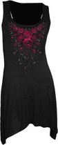 Spiral Direct Lange top -XL- BLOOD ROSE Zwart