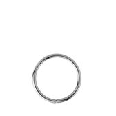 Lucardi Dames Helixpiercing ring - Piercing - Cadeau - Staal - Zilverkleurig