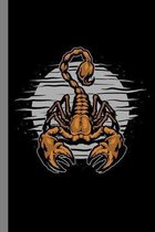 Scorpion: Animals Gift For Veterinarian (6''x9'') Lined Notebook To Write In