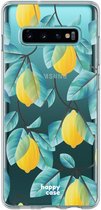 HappyCase Galaxy S10 Flexibel TPU Hoesje Citroen Print